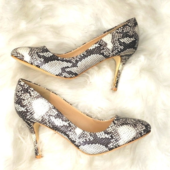 Signature by Shoe dazzle Aundrea Snake print heels 7.5 NEW NWT - Picture 7 of 12